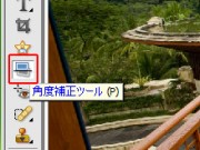 Photoshop Elements 5 (Win) ブログで使いそうな処理#6 傾いた写真を水平にする