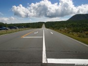 昨日の写真の逆方向（鬼押ハイウェー）