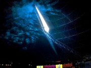 ドームの屋根が開く瞬間を初めて見た