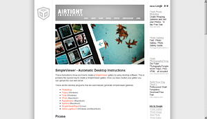 SimpleViewer Automatic Desktop Instructions