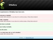 『dfGallery 2.0』 ローカルでは設置成功