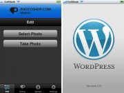iPhoneアプリ:PHOTOSHOP.COM MobileとWordPress2を入れてみました