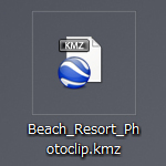 Beach Resort Photoclip の KMZ ファイル