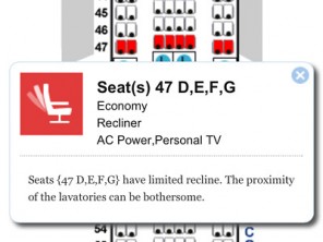 搭乗する飛行機のPoor Seatを教えてくれるiPhoneアプリ – SeatGuru