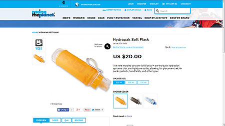 Hydrapak Soft Flask | RacingThePlanet