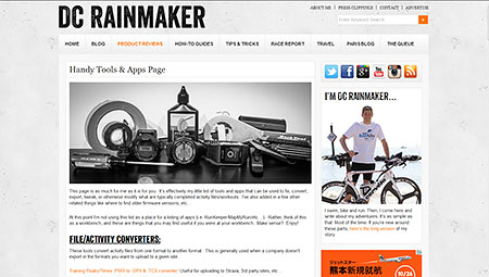 Handy Tools & Apps Page | DC Rainmaker