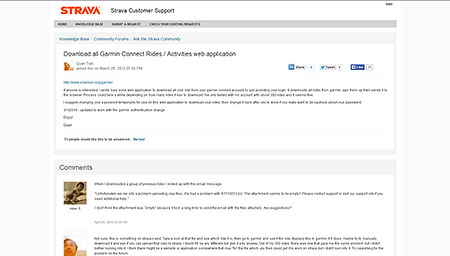 Download all Garmin Connect Rides / Activities web application : Strava Customer Support