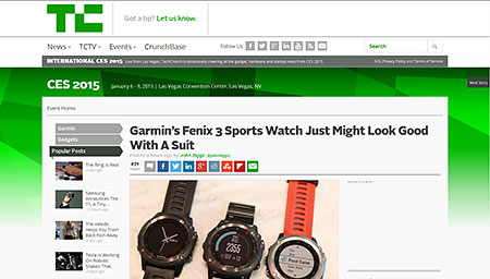 Garmin’s Fenix 3 Sports Watch Just Might Look Good With A Suit | TechCrunch