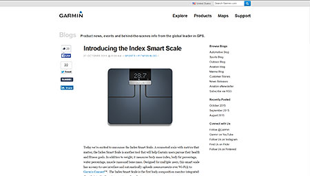 Introducing the Index Smart Scale ≫ Garmin Blog 