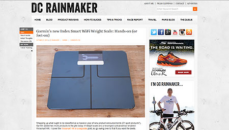 Garmin’s new Index Smart WiFi Weight Scale: Hands-on (or feet-on) | DC Rainmaker