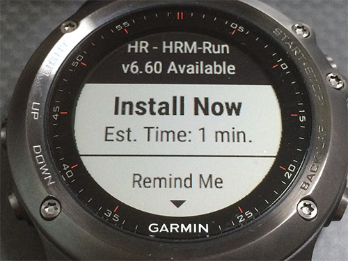 HRM-Runを6.60にアップデート