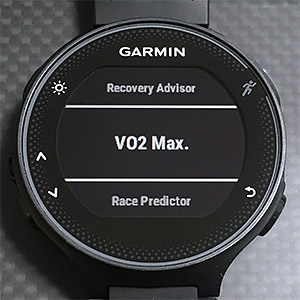 Recovery Advisor、VO2Max、Race Predictor