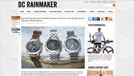 Everything you ever wanted to know: Garmin’s new $1,500 Fenix Chronos Watch Series | DC Rainmaker 