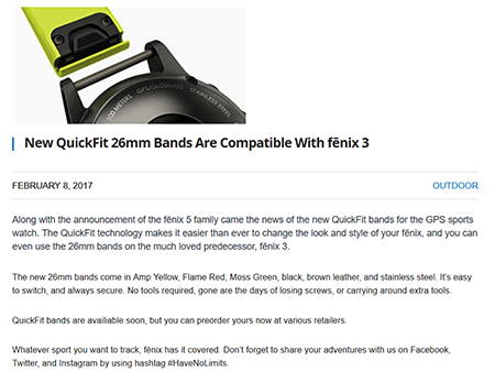 Garmin Blog