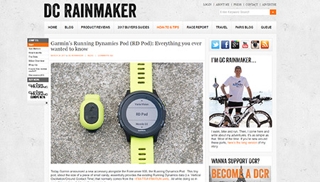 Garmin’s Running Dynamics Pod (RD Pod): Everything you ever wanted to know | DC Rainmaker