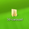 3d-carousel というフォルダがエクスポートされる