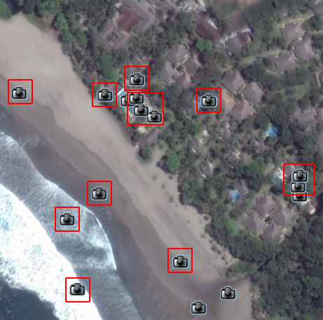 Google Earth の The Oberoi Bali