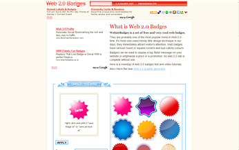 Web 2.0 Badges