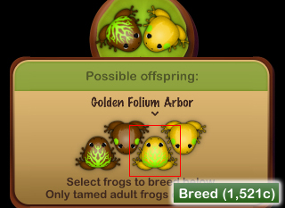 Golden Folium Anura を誕生させる