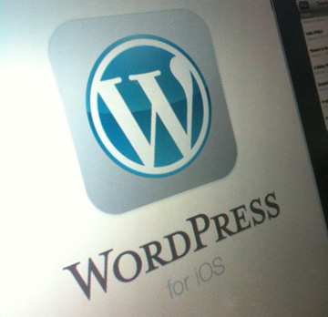 WordPress iOSはタップ4回、tumblr.は6回