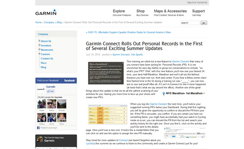 Garmin Blog