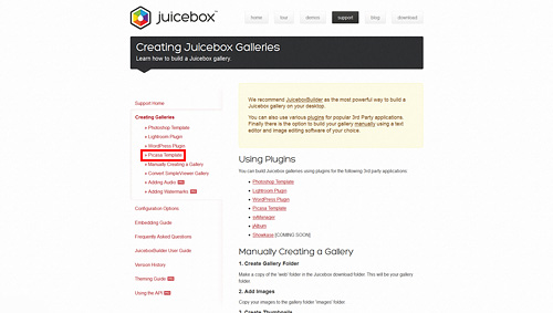 Creating Juicebox Galleries