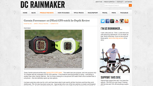 Garmin Forerunner 10 (FR10) GPS watch In-Depth Review | DC Rainmaker