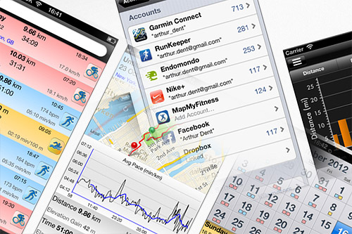 Garmin ConnectのビュアーiPhoneアプリ2つ「ConnectStats」「RunGap」