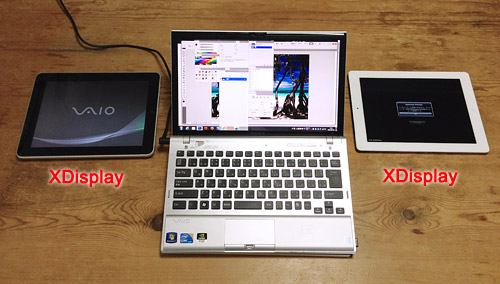 Splashtop XDisplayを2台で同時に起動