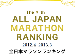 「全日本マラソンランキング」なんてのがあるんだ