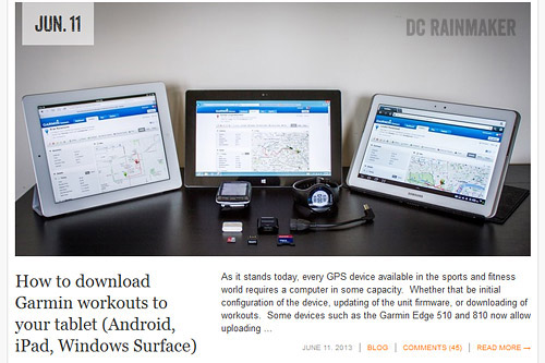 How to download Garmin workouts to your tablet (Android, iPad, Windows Surface) | DC Rainmaker