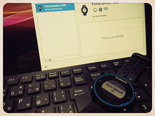 Garmin Forerunner 620 浅いレビュー(6) Garmin Express FitとWi-Fiアップロード