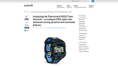 Garmin Blog | Garmin Forerunner 920XT