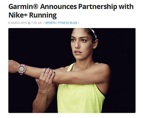 Garmin ConnectとNike+が自動シンク可能に