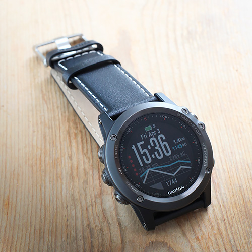 Garmin Fenix 3 浅いレビュー(11) Fenix 2のLeather Bandにリプレイス