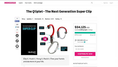 The Qliplet - The Next Generation Super Clip | Indiegogo  