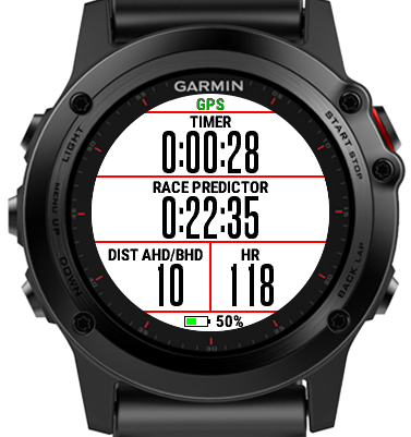 Garmin Fenix 3 浅いレビュー(30) やはりキタ、『367 RunFields』のカスタマイズ可能バージョン『My Custom RunFields』