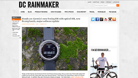 Hands-on: Garmin’s new Fenix3 HR with optical HR, new Fenix3 bands, major software update | DC Rainmaker 