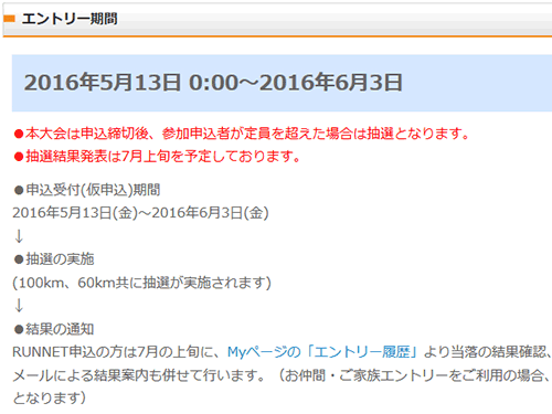 ザンネン、先着順じゃなくてやっぱり例年どおり抽選ですね第22回四万十川ウルトラマラソン