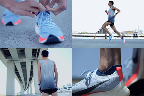 NIKE ZOOM VAPORFLY 4%がらみです、Nike.comより「可能性から確信へ。大迫傑の速さとは？」