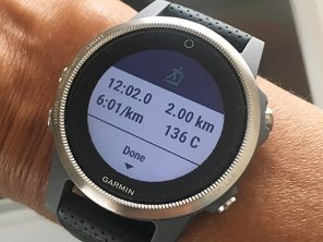 fenix 5 treadmill