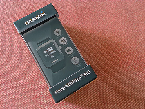 Garmin ForeAthlete 35Jの設定を命じられた、、、了解～